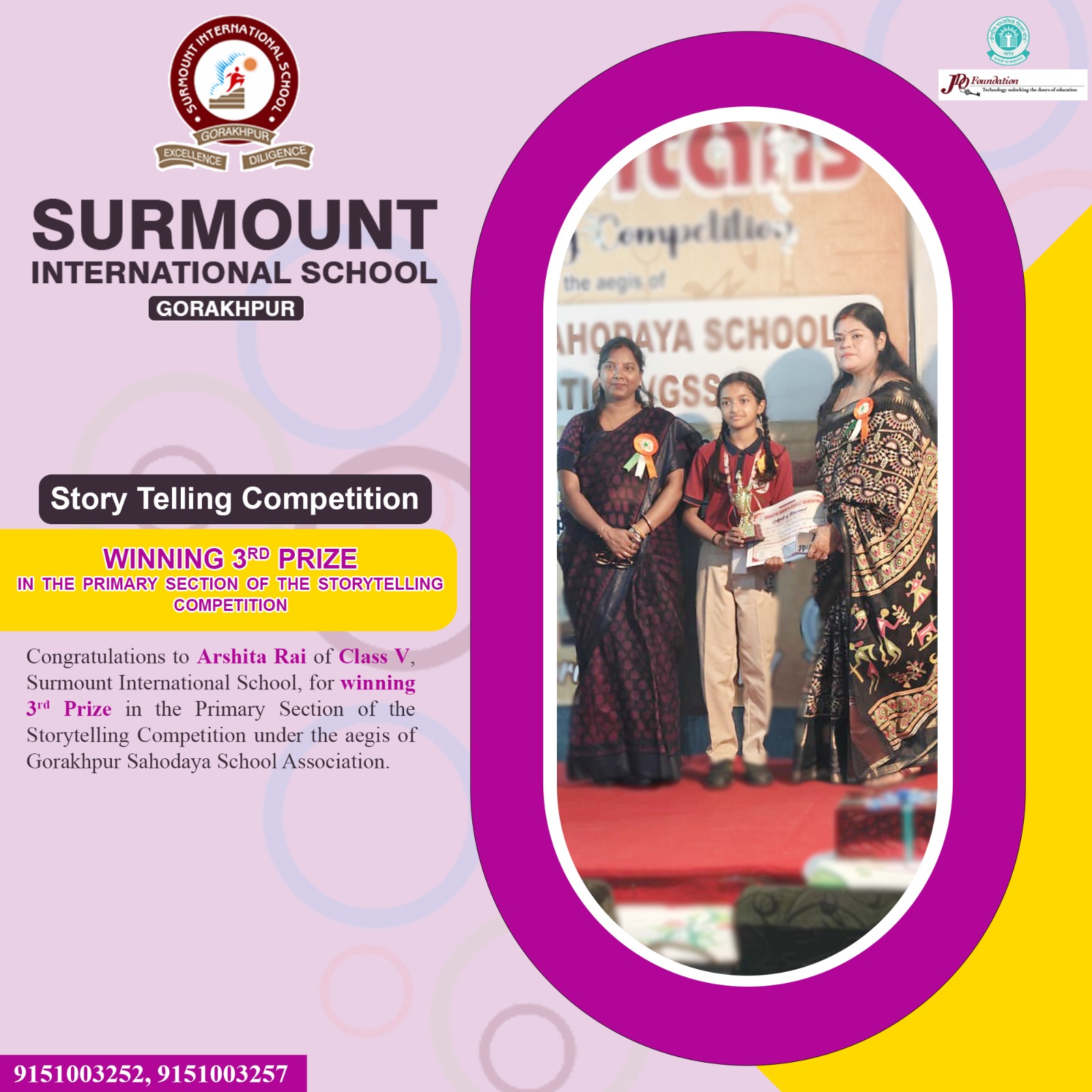 Celebrating young voices, creativity, and achievements at Surmount!