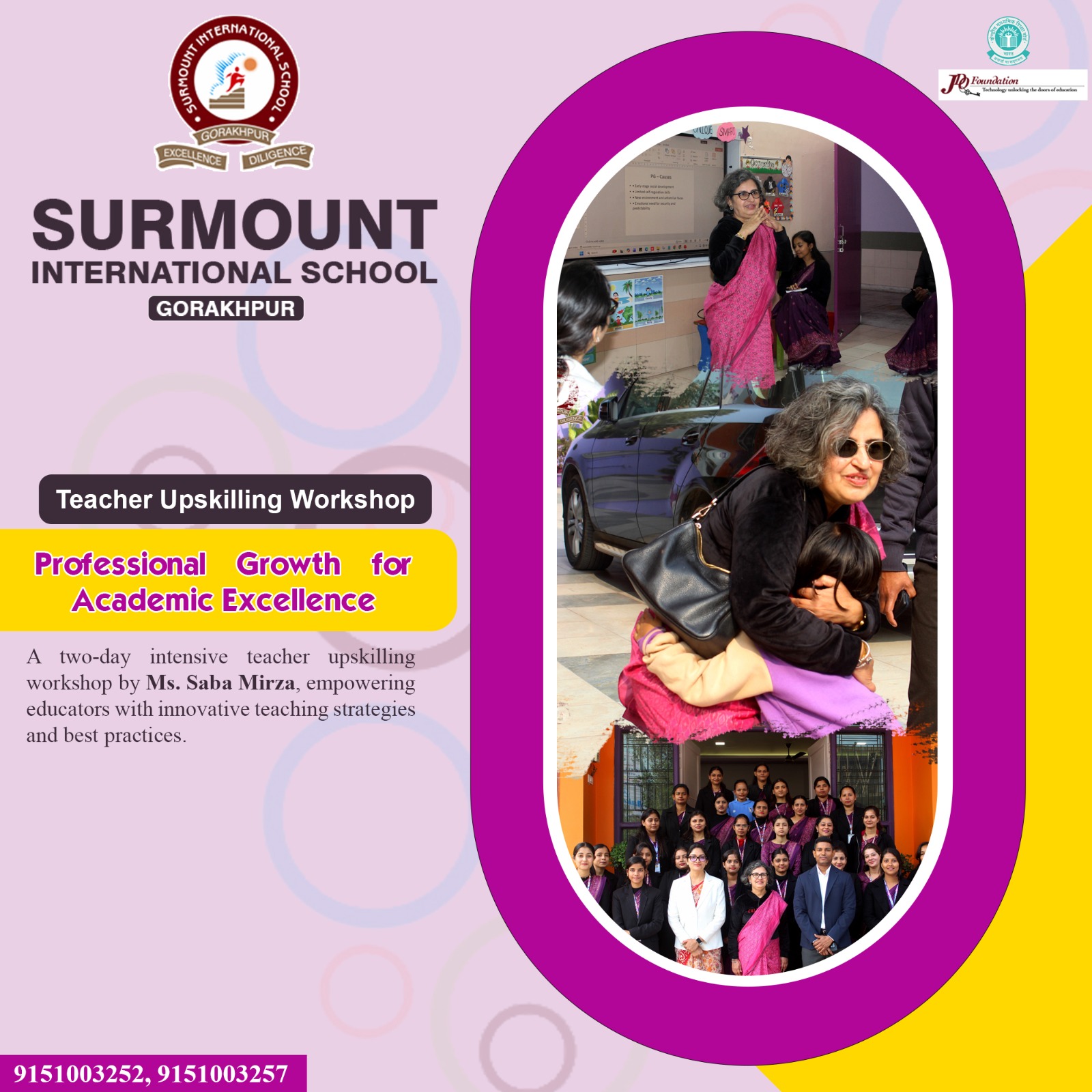 Teacher Upskilling Workshop at Surmount International School | Ms. Saba Mirza